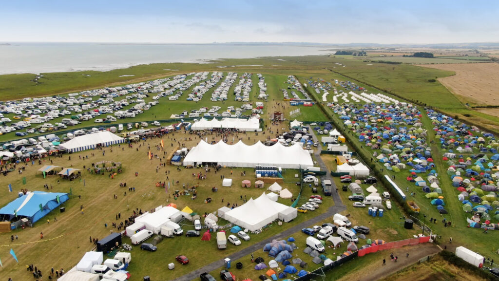 Lindisfarne Festival 2021 - Aerial View